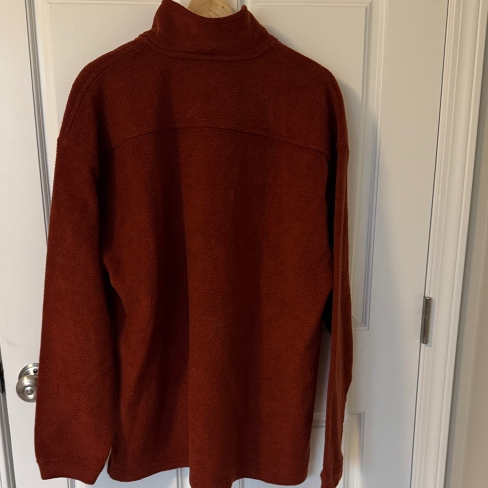 Tommy Bahama Men's Rust Half-Zip Sweater xl - Picture 2 of 3